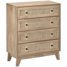 HOMCOM Commode 80x35x95cm Bois