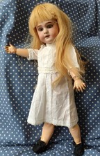 POUPEE ANCIENNE DEP_Taille8_50 cm_en robe de présentation d'époque_Jumeau ?