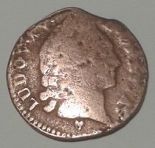 Très Belle Pièce Sol d'Aix - LOUIS XV - 1770 - Sol dit "à la vieille tête"