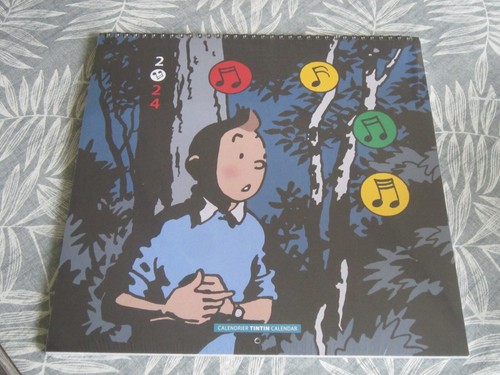 Calendrier tintin 2024 - tintin, neuf
