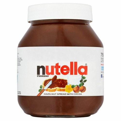 Nutella hazelnut spread - nutella, with