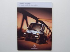 Catalogue, brochure, camion, truck, Mercedes Benz Unimog U 300 400 porte outils