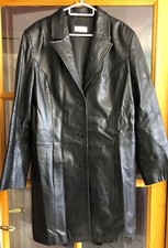 veste longue  Manteau "LAURA CASWEL" femme cuir  agneau T (44) 46 comme neuf