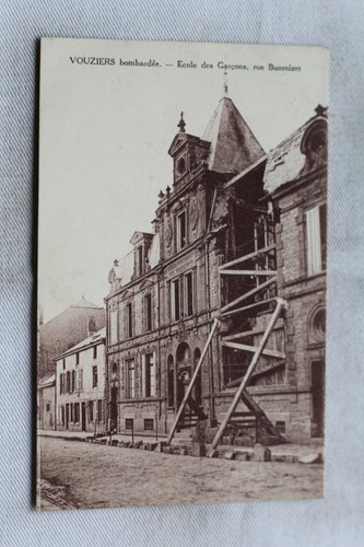 Vouziers bombardé école des - école,