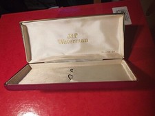 Ancienne Boite Ecrin Stylo Waterman Jif Boite Vide Plume OR