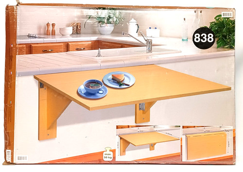 Table murale pliante - , rabatable
