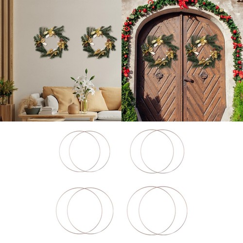 Metal floral hoops - metal,