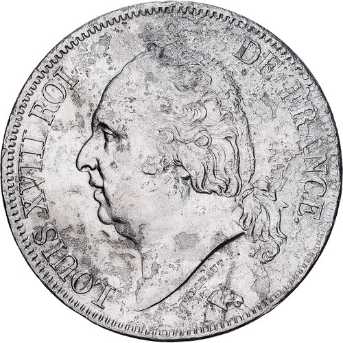 France louis xviii - 5, francs