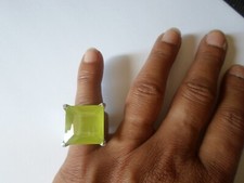 grosse bague en argent massif