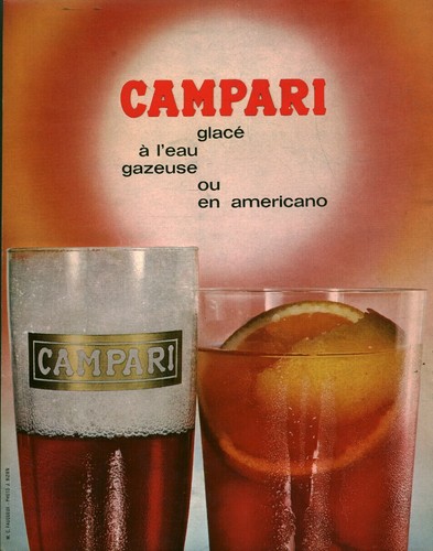 Publicité ancienne campari - publicité,