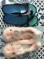 Sandales Nabaji Decathlon + Chaussons fourrures lapin T.41 Neufs avec étiquette