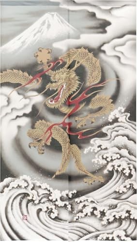 Rideau tapisserie japonais