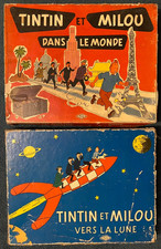 JEUX - TINTIN ET MILOU - DANS LE MONDE & VERS LA LUNE - VOIR DESCRIPTIF