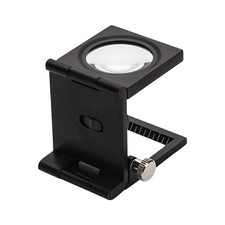 Lampe LED , Verre Optique, Loupe de Peinture Noire Tout MéTal, Loupe Miroir2913