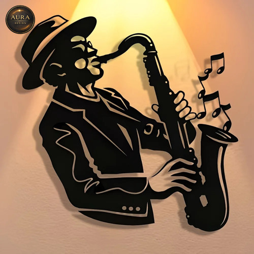 Décoration murale saxophone