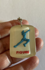 Porte Clef JO Jeux Olympiques  Grenoble 1968-Figure - Total-vintage- Keychain-R5