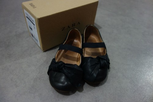 Ballerines cuir noir noeud - ballerines, "noeud"