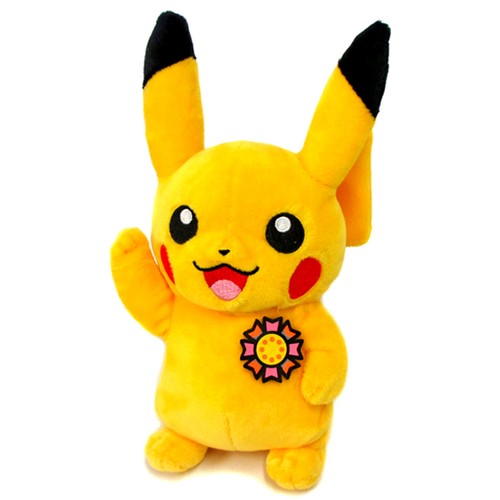 Peluche pikachu avec ruban - avec,