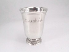 RARE TIMBALE TULIPE EN ARGENT