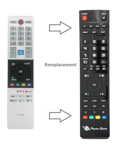 Télécommande remplacement - télécommande, de