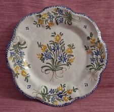TRES BELLE ASSIETTE EN FAIENCE DE MARTRES TOLOSANE - JODRA - CONTEMPORAIN