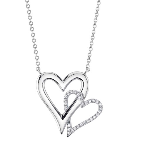 14k blanc diamant double - 14k, 2