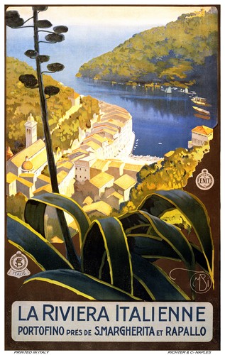 Affiche chemin fer italiens - affiche,