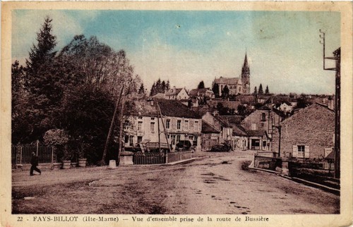 Cpa fayl billot vue - fayl-billot,
