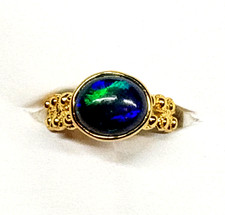 Opale Noire 4 00ct. Argent 925