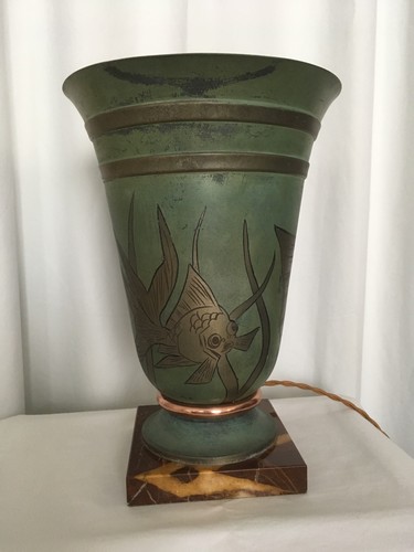 Lampe vase urne art - , déco