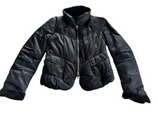 Doudoune courte noire duvet et plumes d'oie Marithé et François Girbaud