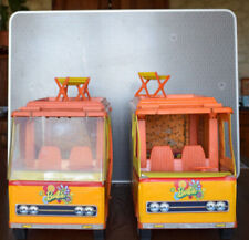BARBIE - Camping-car 1970 Mattel - INC USA - + Camping-car 1971 incomplet -