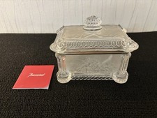 Coffret à bijoux angelots en cristal Baccarat