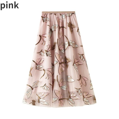 Femme libellule sequin brodé - libellule,