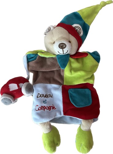 Doudou compagnie ours - compagnie, arlequin