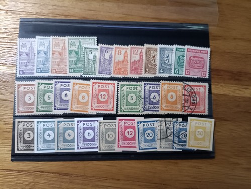 Timbres anciens allemagne zone - timbres,