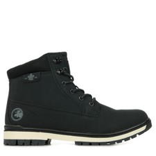 Chaussures Boots Compagnie Canadienne homme New Fraser Noir Noire Synthétique