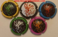 5 BELLES CAPSULES CHAMPAGNE FONTAINE SALOME FEERIE REF N°1 a 1d NEWS