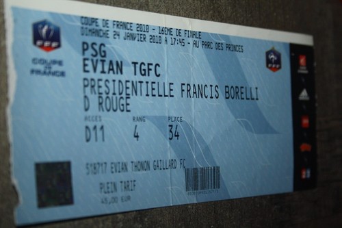 Ticket psg v evian - v, etg