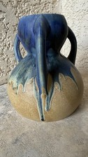 Vase coloquinte en grès