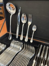 Christofle Malmaison 49 Pieces Ménagère État Neuf