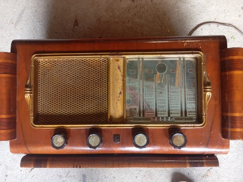 Lgc radio vintage bois avec - radio,