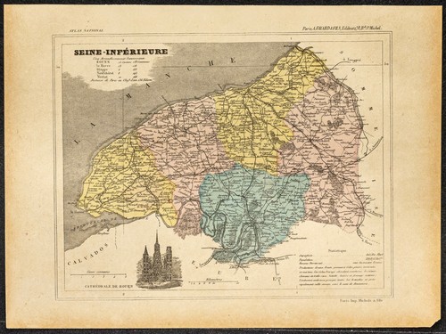 1896 seine maritime carte - -,