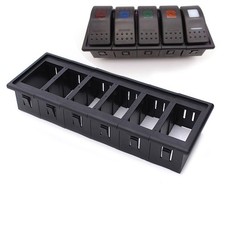 Plastique Noir 6 Gangs Bateau