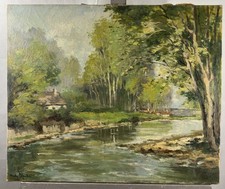 Charles BLANDIN (XIX-XX) paysage postimpressionniste Ecole Française XIXe - XXe