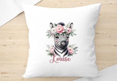 Coussin déhoussable zèbre - déhoussable,