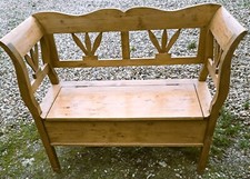 Meuble Banc coffre larg 112 prof 45 haut 91 cm