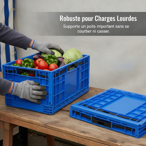 Caisse rangement pliable - de, en