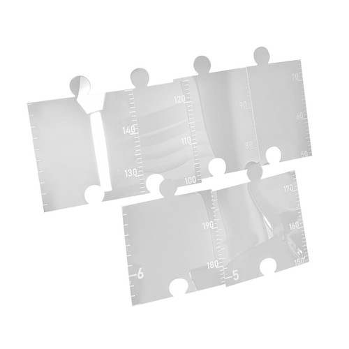 7pcs miroir graphique - du, de