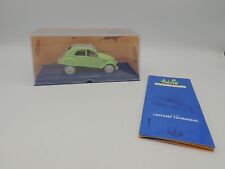 Voiture Tintin - 2CV L'Affaire Tournesol - Hergé Moulinsart 2001 - 1/43